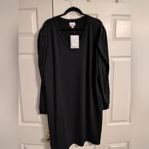 LuLaRoe Ava Black Long Sleeve Dress NWT